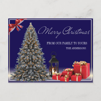 Luxury Merry Christmas Postcard