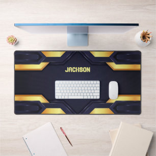 Luxury Metallic Background Desk Mat