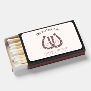Luxury Midnight Black Gold Burgundy Heart Wedding Matchboxes