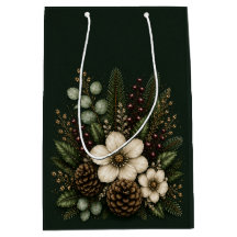 Luxury Midnight Evergreen Botanical