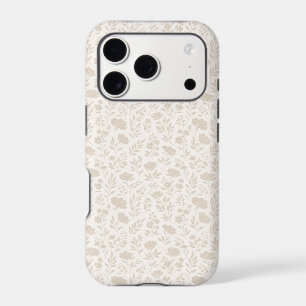 Luxury Minimal Botanical Pattern iPhone 17 Pro Case