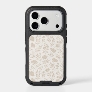 Luxury Minimal Botanical Pattern iPhone 17 Pro Case