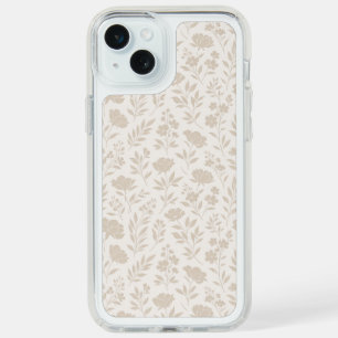 Luxury Minimal Botanical Pattern iPhone 15 Plus Case