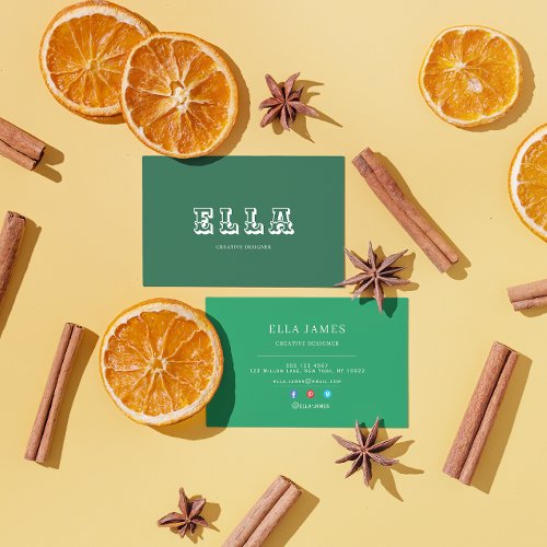 Luxury Minimal Business Card for Professionals