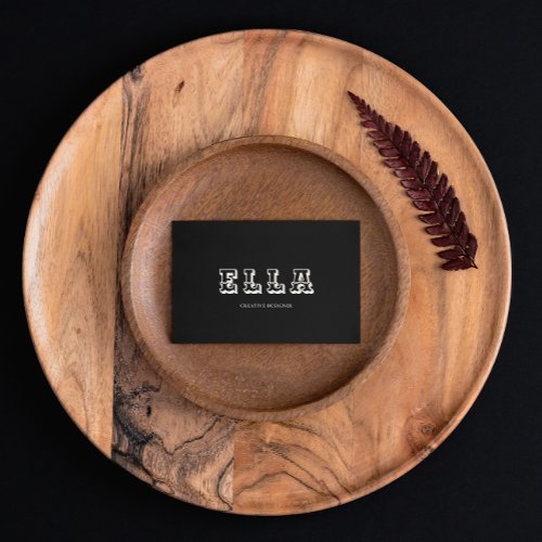 Luxury Minimal Business Card for Professionals