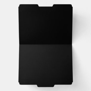 Luxury Minimalist Black Tote Bag File Folder