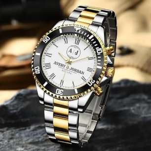 Luxury Minimalist Customizable Couple’s name  Desi Watch