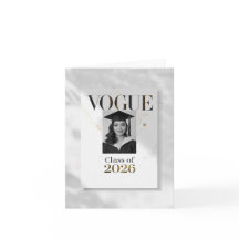 Luxury Minimalist Graduation Announcements & Invit