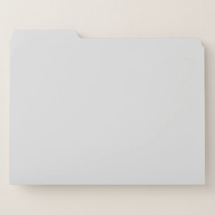 Luxury Minimalist Gray File Folder