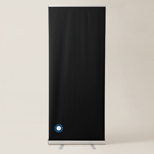 Luxury Minimalist Retractable Banner Stand (Front)