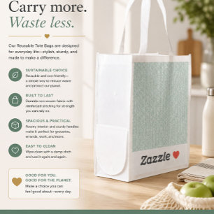 Luxury Minimalist Reusable Tote Bag