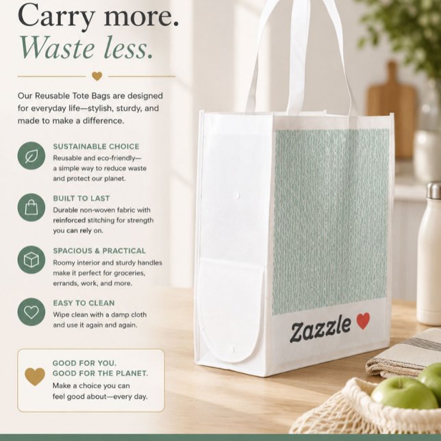 Luxury Minimalist Reusable Tote Bag (Creator Uploaded)