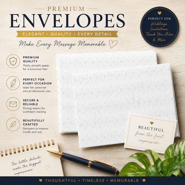 Luxury Minimalist Wedding Envelopes (Creator Uploaded)