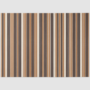 Luxury Modern Brown White Linen Texture Collection Tissue Paper