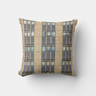 Luxury Modern Business Building Facade Throw Pillow