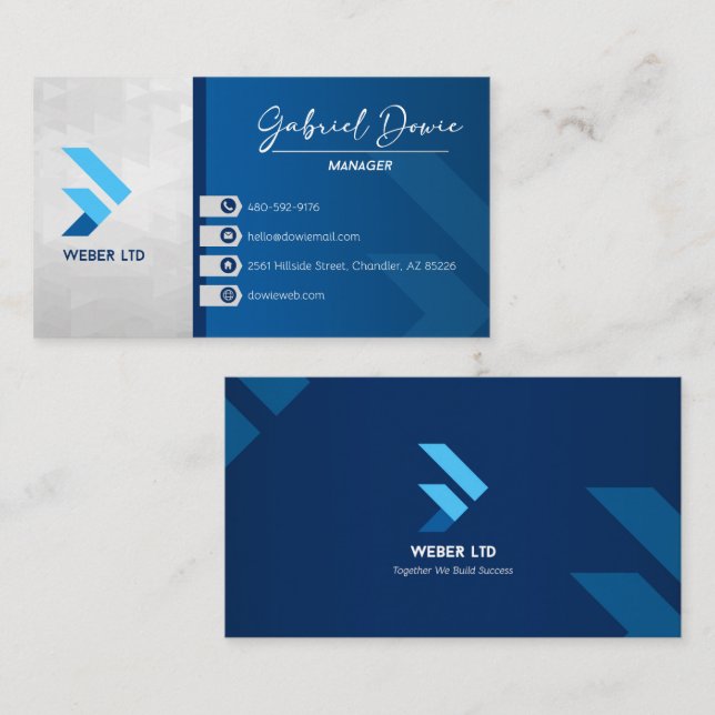Luxury Modern Business Card (Front/Back)