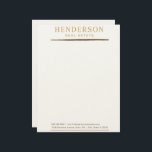 Luxury Modern Chic Gold & Mahogany Design (8.5x11) Letterhead<br><div class="desc">Project sophistication and prestige with this modern-chic business letterhead, tailored for elite real estate firms serving only the wealthiest clientele. Designed for 8.5x11 paper size with a transparent background, the letterhead incorporates a refined color palette of gold, black, and deep mahogany, accented with luxurious textures for a high-end aesthetic. Minimalist...</div>