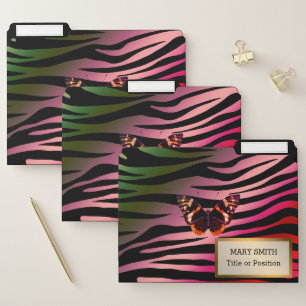 Luxury Modern Colorful Tiger Add Your Text File Folder