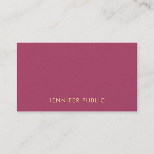 Luxury Modern Elegant Colors Simple Template Business Card