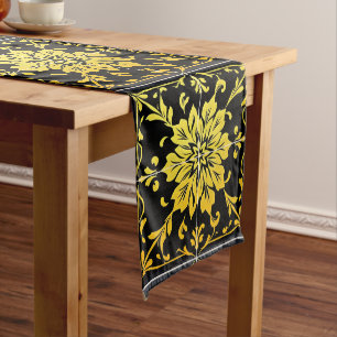 Luxury Modern Elegant Floral Collection Long Table Runner