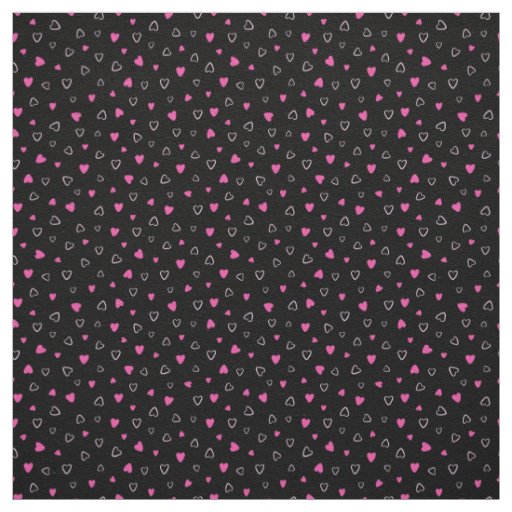 Luxury Modern Elegant Love Heart Fabric