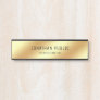 Luxury Modern Glamour Black Gold Elegant Hanging Door Sign