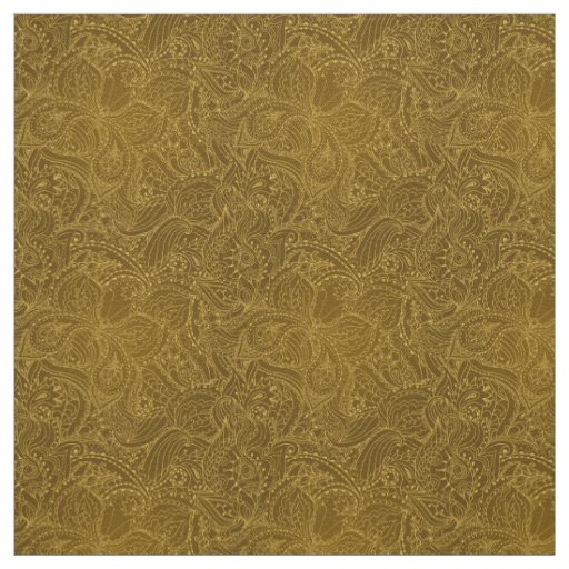 Luxury Modern Gold Natural Floral Butterfly Fabric