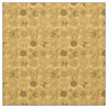 Luxury Modern Gold Natural Floral Butterfly Fabric