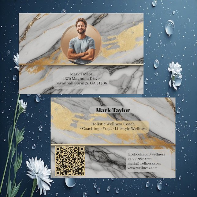 Luxury Modern Holistic Wellness Coach Alcohol Ink  Business Card (Luxury Modern Holistic Wellness Coach Alcohol Ink Business Card)