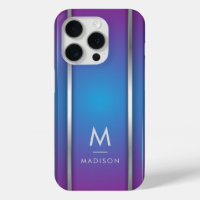 Luxury Modern Minimal Abstract Violet Blue
