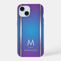 Luxury Modern Minimal Abstract Violet Blue