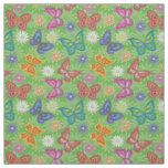 Luxury Modern Natural Floral Butterfly Fabric