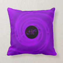 Luxury Modern Neon Purple Abstract Floral Rose