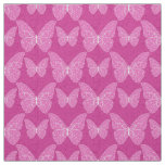 Luxury Modern Pink Natural Floral Butterfly Fabric