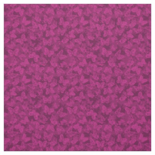 Luxury Modern Purple Natural Floral Butterfly Fabric