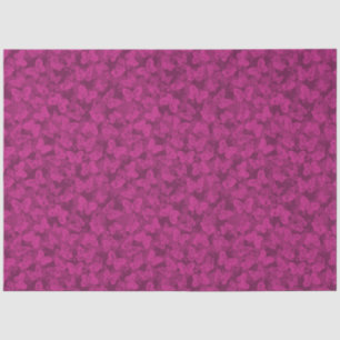 Luxury Modern Purple Natural Floral Butterfly Tissue Paper