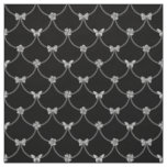Luxury Modern Silver Natural Floral Butterfly Fabric