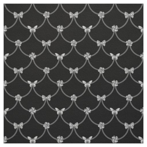 Luxury Modern Silver Natural Floral Butterfly Fabric