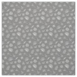 Luxury Modern Tropical Silver Natural Butterfly Fabric