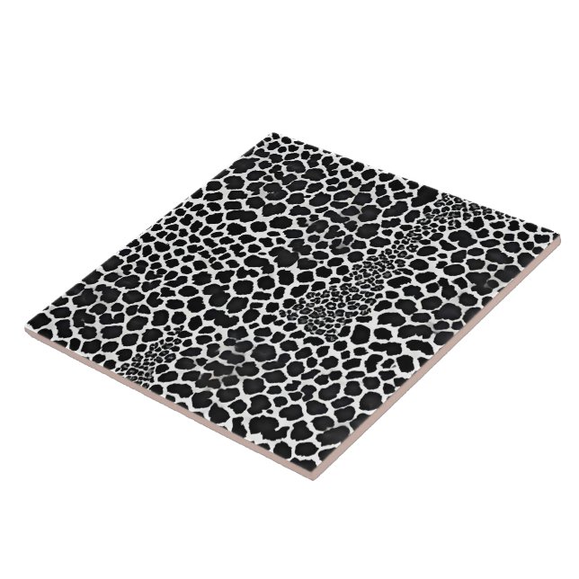 Luxury Modern White Leopard Elegant Collection Ceramic Tile (Side)