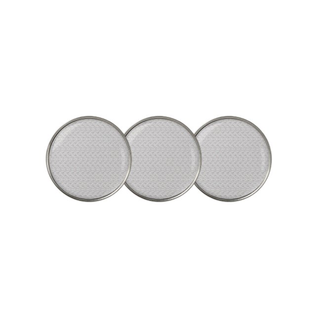 Luxury Monogram Golf Ball Marker (3 Up)