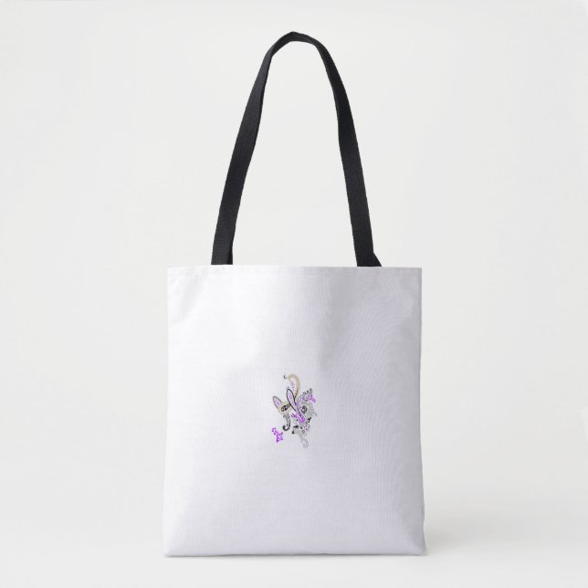 Luxury Monogram-Inspired Tote – Personalized Gift  (Front)