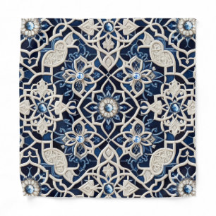 Luxury Moroccan DIamond Pocket Square Bandana
