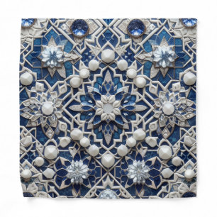 Luxury Moroccan DIamond Pocket Square Bandana
