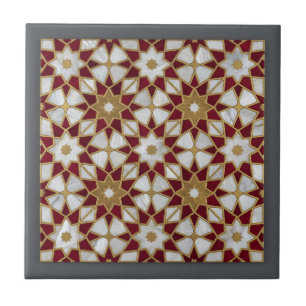 Luxury Moroccan Zellige Mosaic Infinite Pattern Ceramic Tile