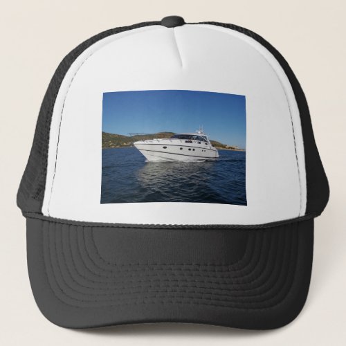 Luxury Motor Boat Trucker Hat