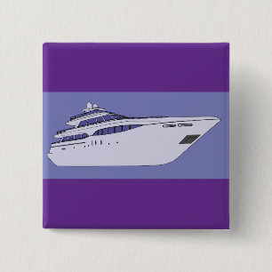 Luxury Motor Yacht Modern White Superyacht Button