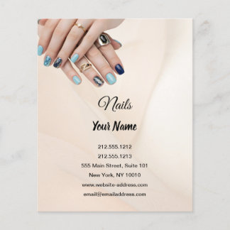 Luxury Nail Tech Flyer | Scan the QR code