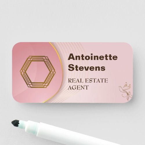 Luxury  name tag