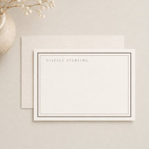 Luxury Natural Ivory Linen Double Border